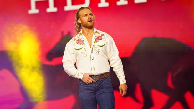 AEW's Hangman Page makes his entrance